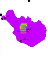 شیپ فایل نقطه ای شهرهای شهرستان آبادان واقع در استان خوزستان