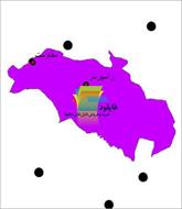 شیپ فایل نقطه ای شهرهای شهرستان رامهرمز واقع در استان خوزستان